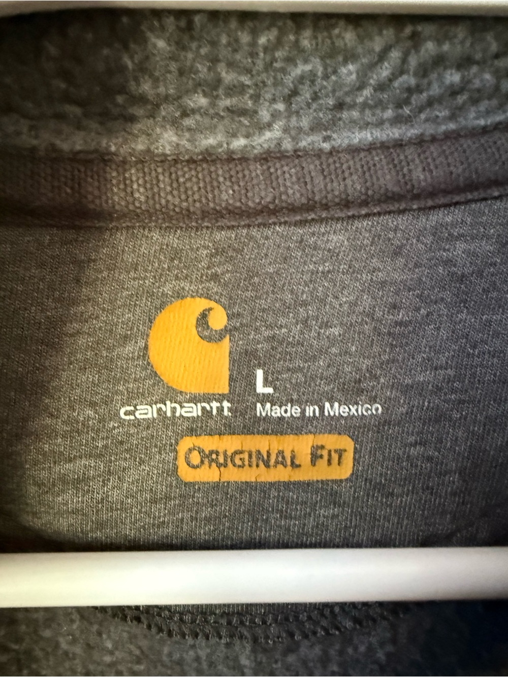 Carhartt Iconic K288 Logo Sweatshirt in Carbon Heather - Picture 10 of 11